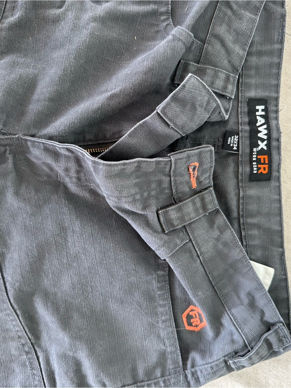 HAWX FR Men's Flame-Resistant Work Pants in Charcoal Gray